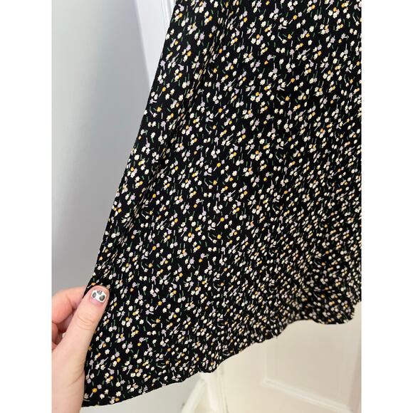 Madewell Women's 4 Button-Wrap Dress Playground Posies Boho Floral Ditsy Print - Picture 6 of 11